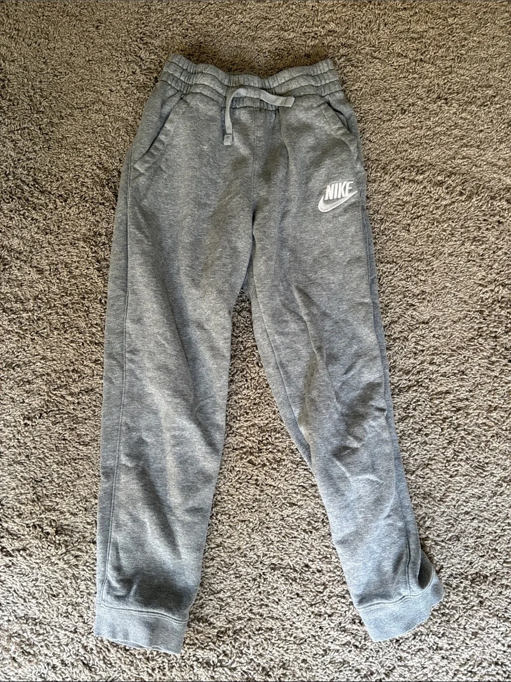 Nike Youth Gray Heather Jogger Sweatpants